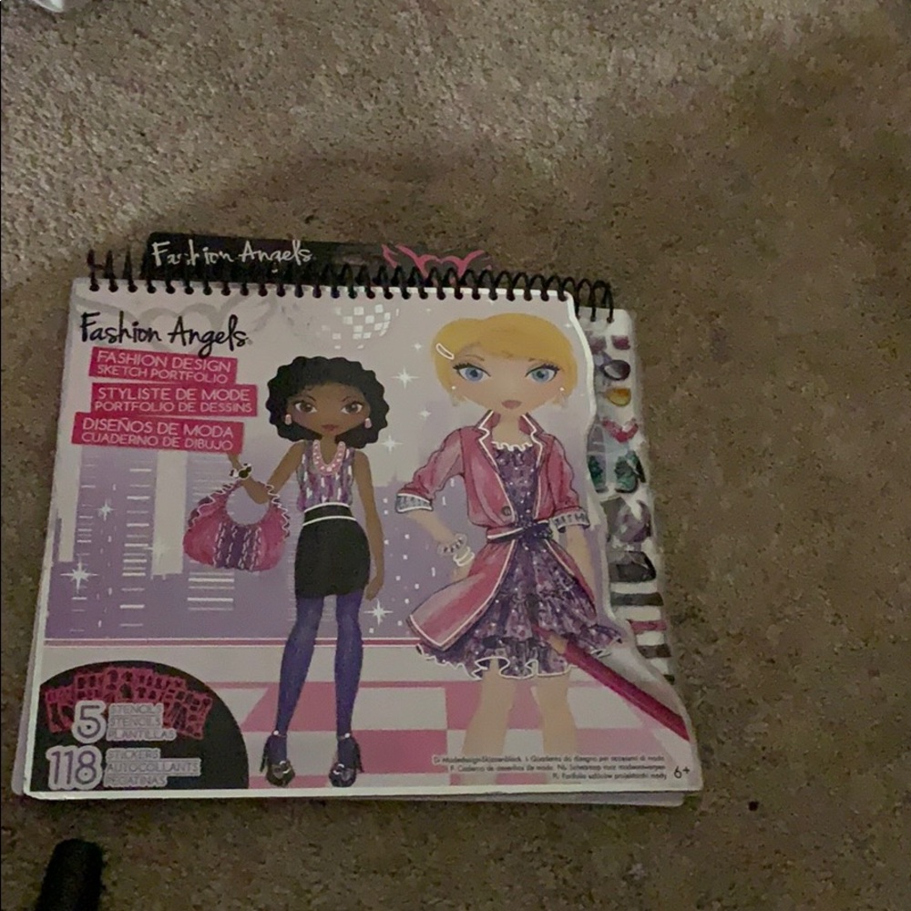 Fashion design sketch book